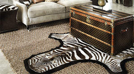 zebra rug